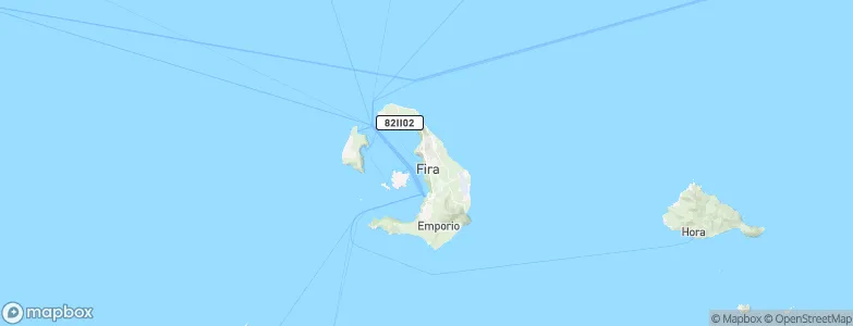 Fira, Greece Map