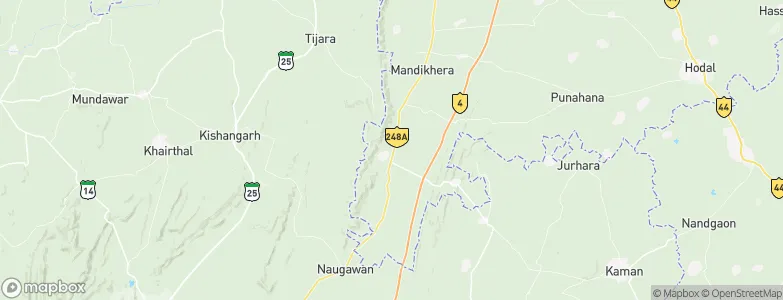 Fīrozpur Jhirka, India Map