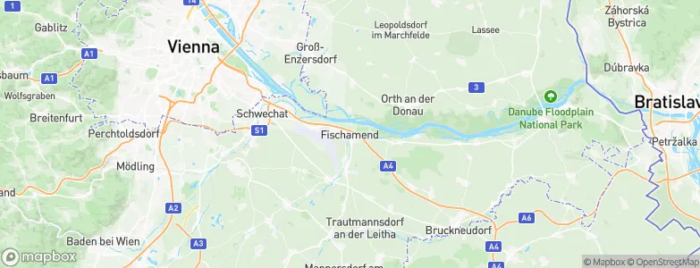 Fischamend Dorf, Austria Map