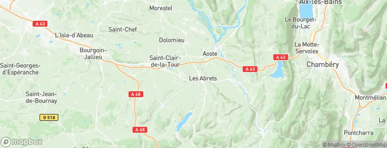 Fitilieu, France Map
