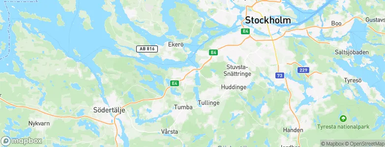Fittja, Sweden Map