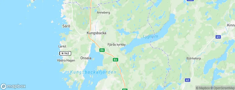 Fjärås kyrkby, Sweden Map