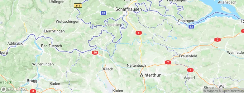 Flaach, Switzerland Map