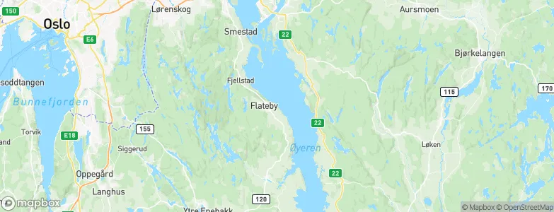 Flateby, Norway Map