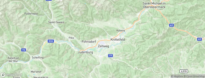 Flatschach, Austria Map