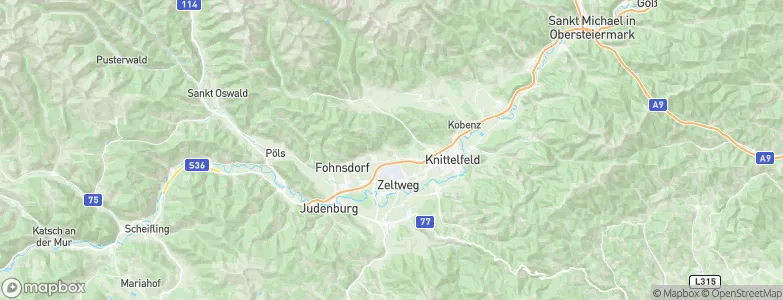 Flatschach, Austria Map