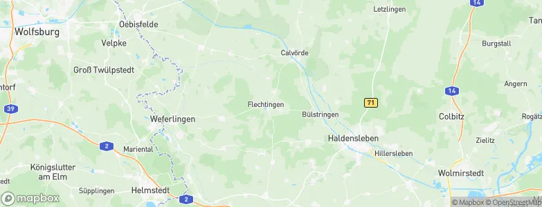 Flechtingen, Germany Map