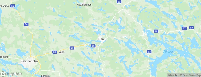 Flen, Sweden Map