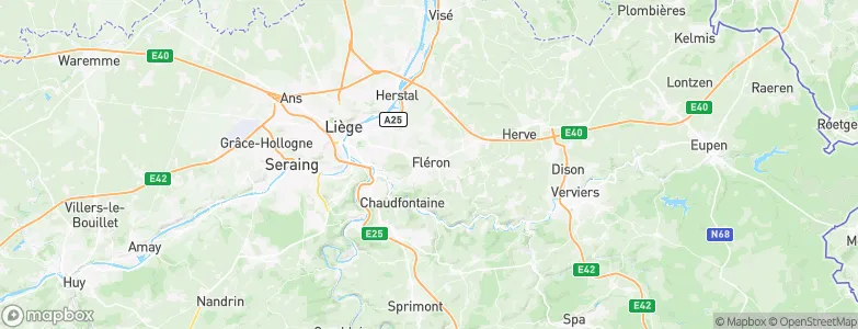 Fléron, Belgium Map