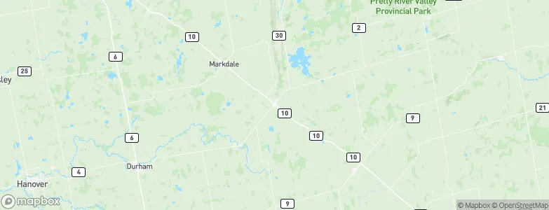 Flesherton, Canada Map