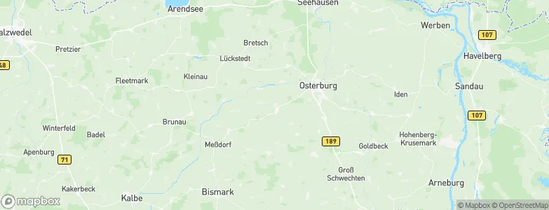Flessau, Germany Map