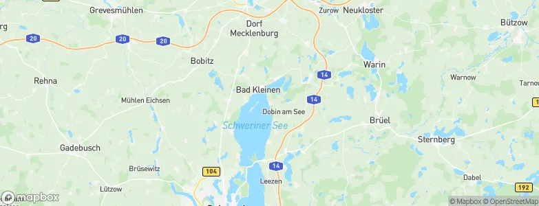 Flessenow, Germany Map