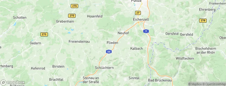 Flieden, Germany Map
