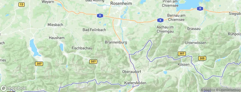 Flintsbach, Germany Map
