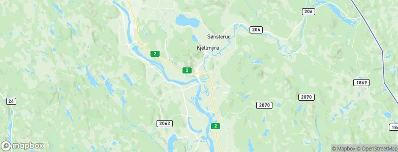 Flisa, Norway Map