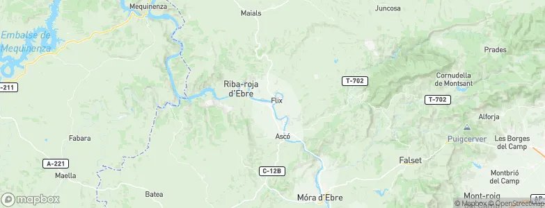 Flix, Spain Map