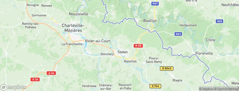 Floing, France Map