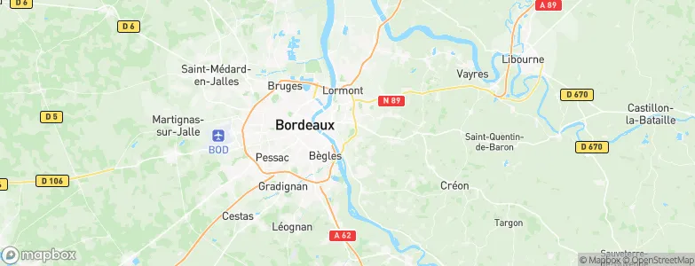 Floirac, France Map