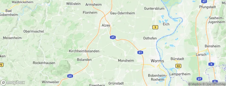 Flomborn, Germany Map