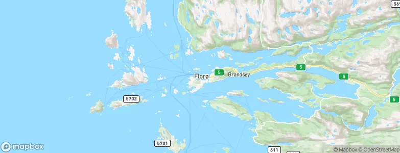 Flora, Norway Map