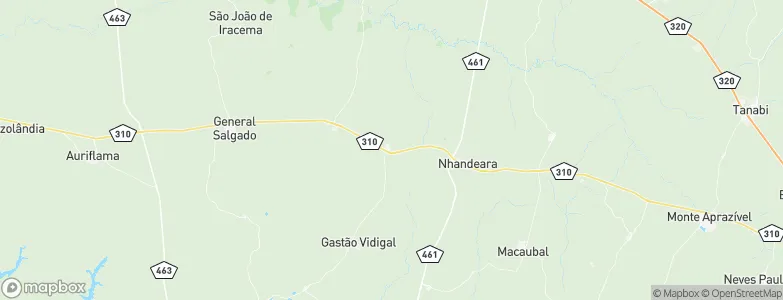 Floreal, Brazil Map