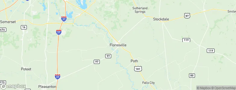 Floresville, United States Map