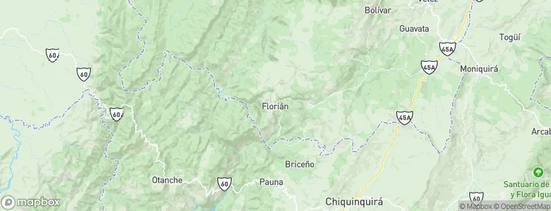 Florián, Colombia Map