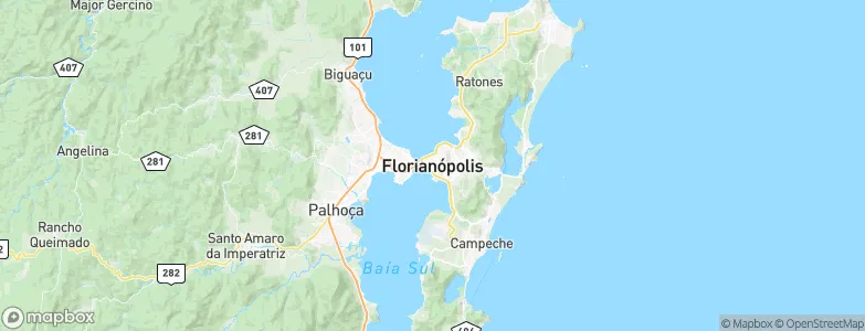Florianópolis, Brazil Map