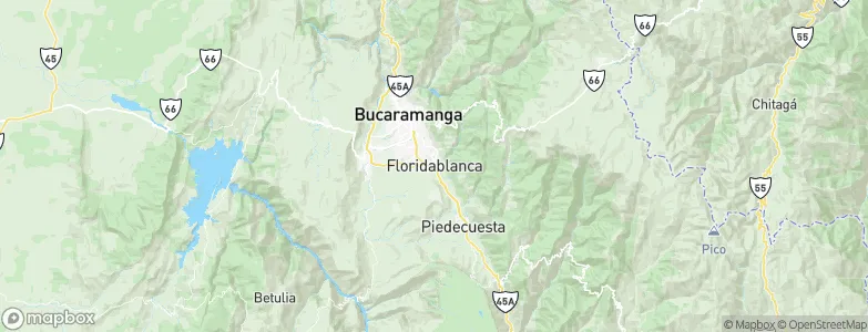 Floridablanca, Colombia Map
