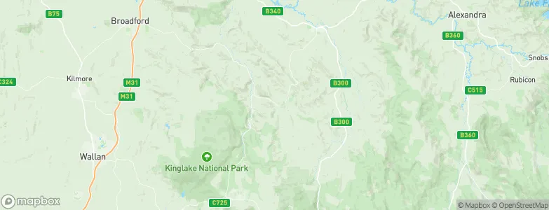 Flowerdale, Australia Map