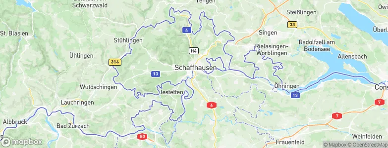Flurlingen, Switzerland Map