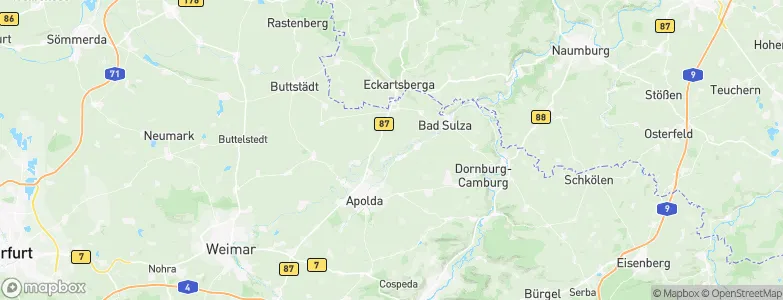 Flurstedt, Germany Map