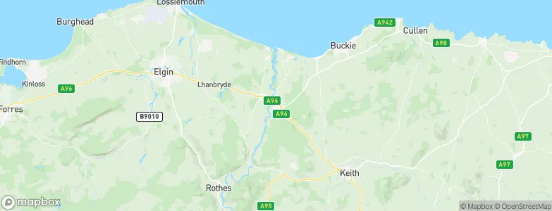 Fochabers, United Kingdom Map