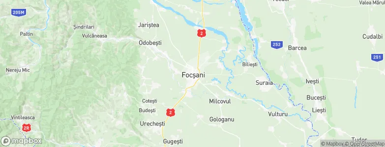 Focşani, Romania Map