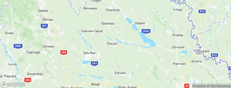 Focuri, Romania Map