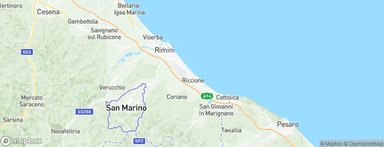 Fogliano Marina, Italy Map