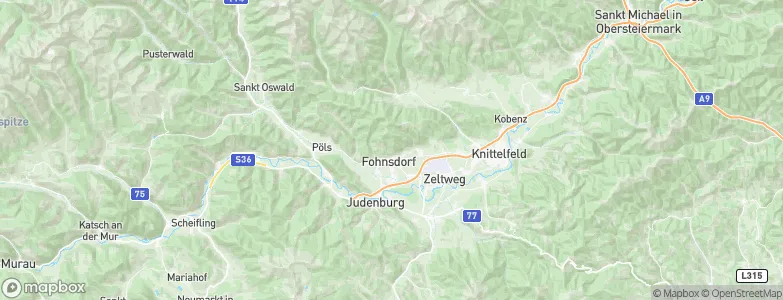 Fohnsdorf, Austria Map