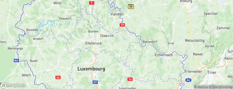 Folkendange, Luxembourg Map