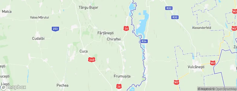 Folteşti, Romania Map