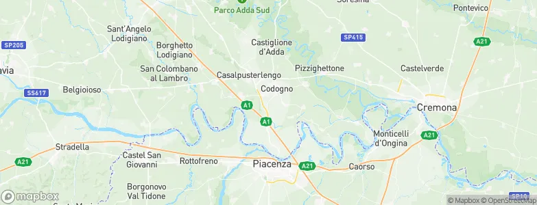 Fombio, Italy Map