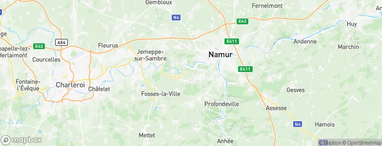 Fond de Malonne, Belgium Map