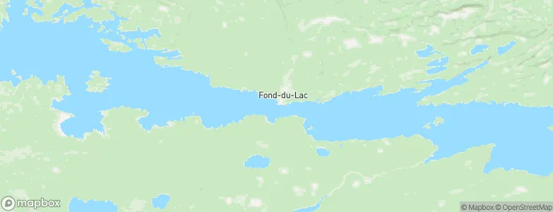 Fond-du-Lac, Canada Map