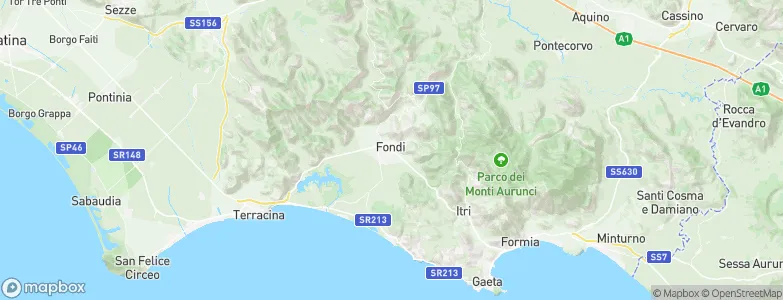 Fondi, Italy Map