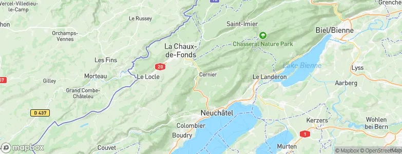 Fontainemelon, Switzerland Map