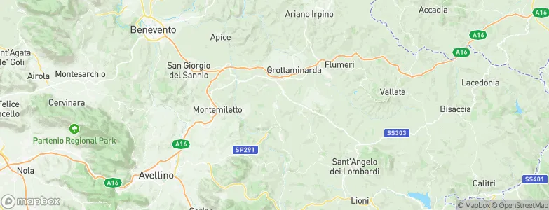 Fontanarosa, Italy Map