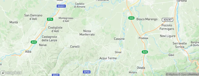 Fontanile, Italy Map