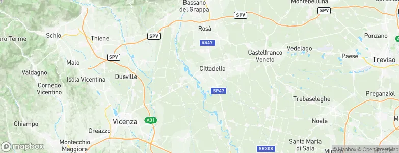 Fontaniva, Italy Map