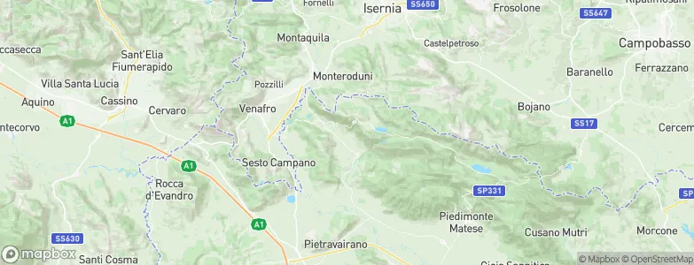 Fontegreca, Italy Map
