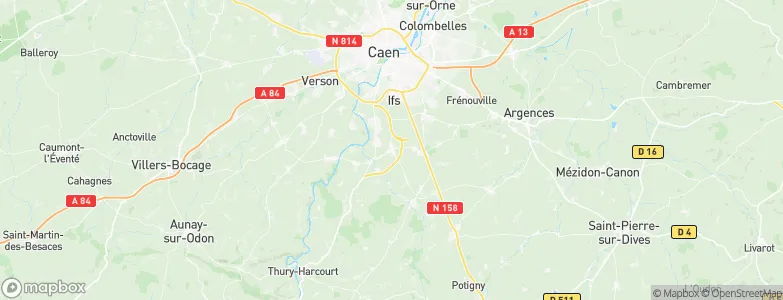 Fontenay-le-Marmion, France Map