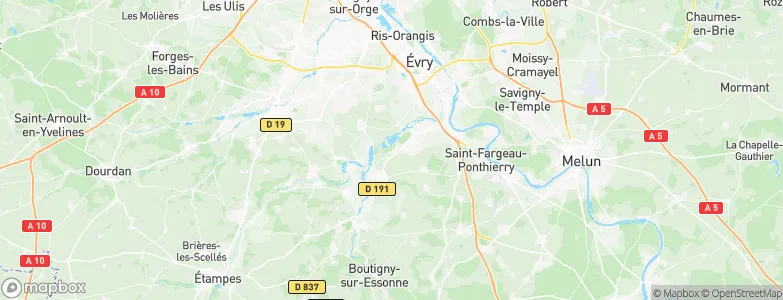 Fontenay-le-Vicomte, France Map